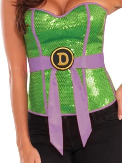 Rubie's Donatello Sequin Corset For Adults - Nickelodeon Teenage Mutant Ninja Turtles