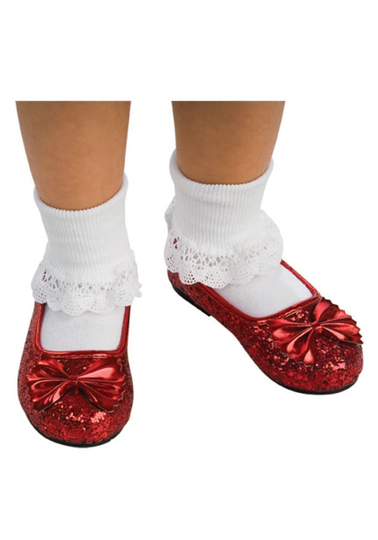 Rubie's Dorothy Red Glitter Deluxe Shoes For Kids - Warner Bros The Wizard Of Oz 3 Rubie's Dorothy Red Glitter Deluxe Shoes For Kids - Warner Bros The Wizard Of Oz