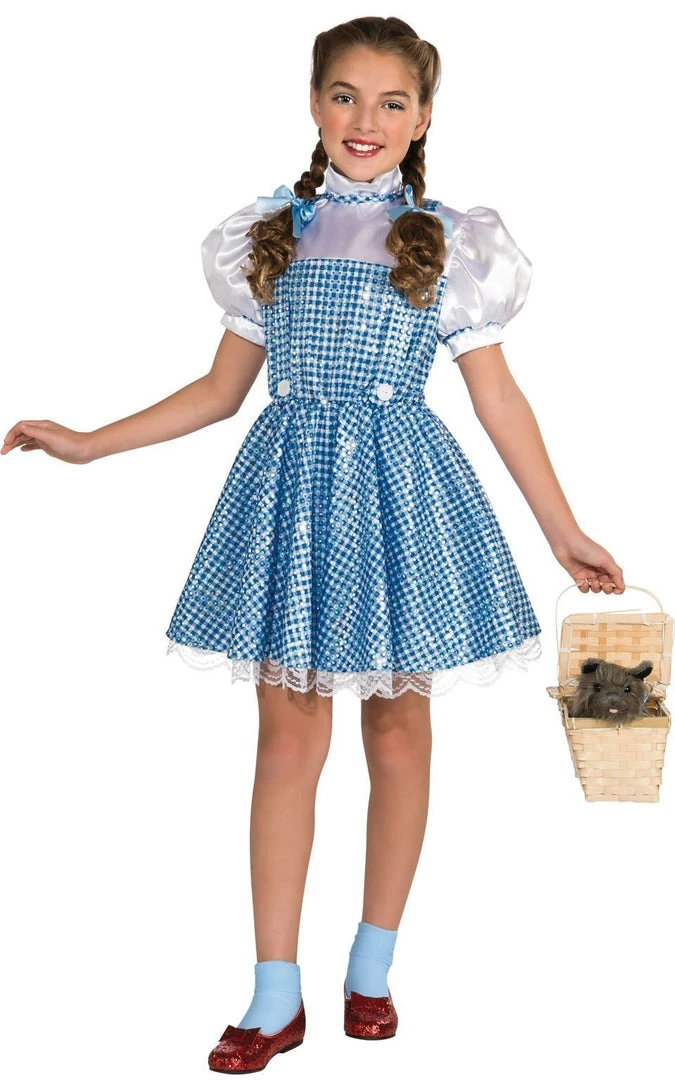 Rubie's Dorothy Sequin Costume For Kids - Warner Bros The Wizard Of Oz 3 Rubie's Dorothy Sequin Costume For Kids - Warner Bros The Wizard Of Oz