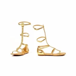 Ellie Shoes Inc Egyptian Gold Sandals For Adults