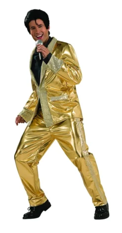 Rubie's Elvis Presley Collector's Edition Gold Suit For Adults - Elvis Presley