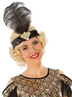 Rubie's Fabulous Flapper Black & Gold Costume For Adults