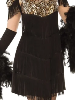 Rubie's Fabulous Flapper Black & Gold Costume For Adults