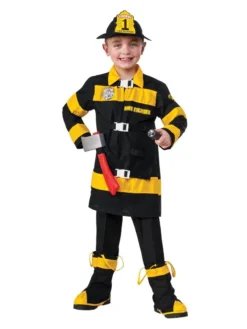 Rubie's Fire Fighter Deluxe Costume For Kids