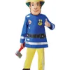 Rubie's Fireman Sam Costume For Toddlers - Mattel Fireman Sam Kids