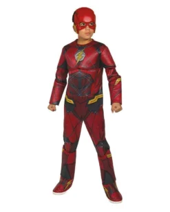 Rubie's Flash Deluxe Costume For Kids - Warner Bros Justice League