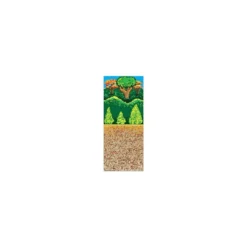 Beistle Forest 8-bit Backdrop Wall Decoration Letter F Costumes