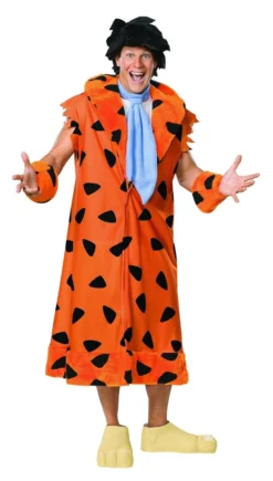 Rubie's Letter F Costumes Fred Flintstone Deluxe Costume For Adults - Warner Bros The Flintstones