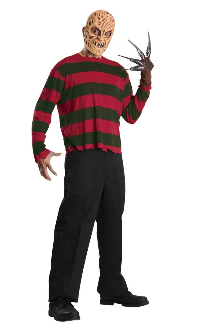 Rubie's Freddy Krueger Costume Top For Adults - Warner Bros Nightmare On Elm St 3 Rubie's Freddy Krueger Costume Top For Adults - Warner Bros Nightmare On Elm St