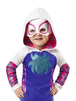 Rubie's Kids Ghost Spider Deluxe Costume For Toddlers - Marvel Spidey & His Amazing Friends 7 Rubie's Kids Ghost Spider Deluxe Costume For Toddlers - Marvel Spidey & His Amazing Friends