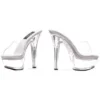 Ellie Shoes Inc Glass Slipper Platform Stiletto Shoe US Size For Adults