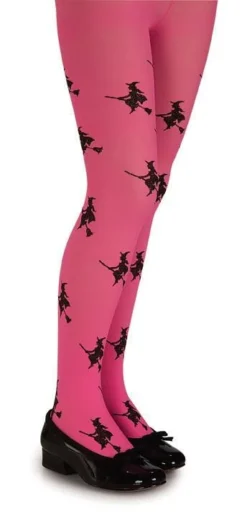 Rubie's Kids Glitter Witch Pink Child Tights