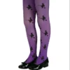 Rubie's Glitter Witch Purple Child Tights