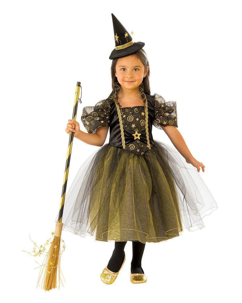 Rubie's Golden Star Witch Costume For Kids 3 Rubie's Golden Star Witch Costume For Kids