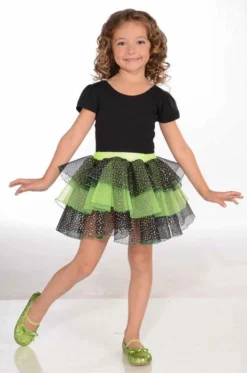 Rubie's Green And Black Girls Tutu Costume Kids