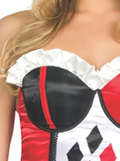 Rubie's Harley Quinn Corset For Adults - Warner Bros DC Comics