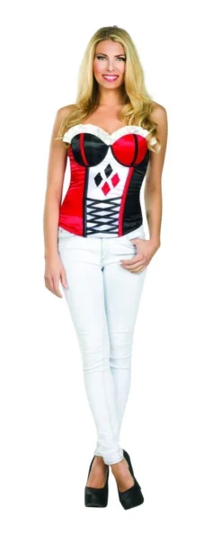 Rubie's Harley Quinn Corset For Adults - Warner Bros DC Comics