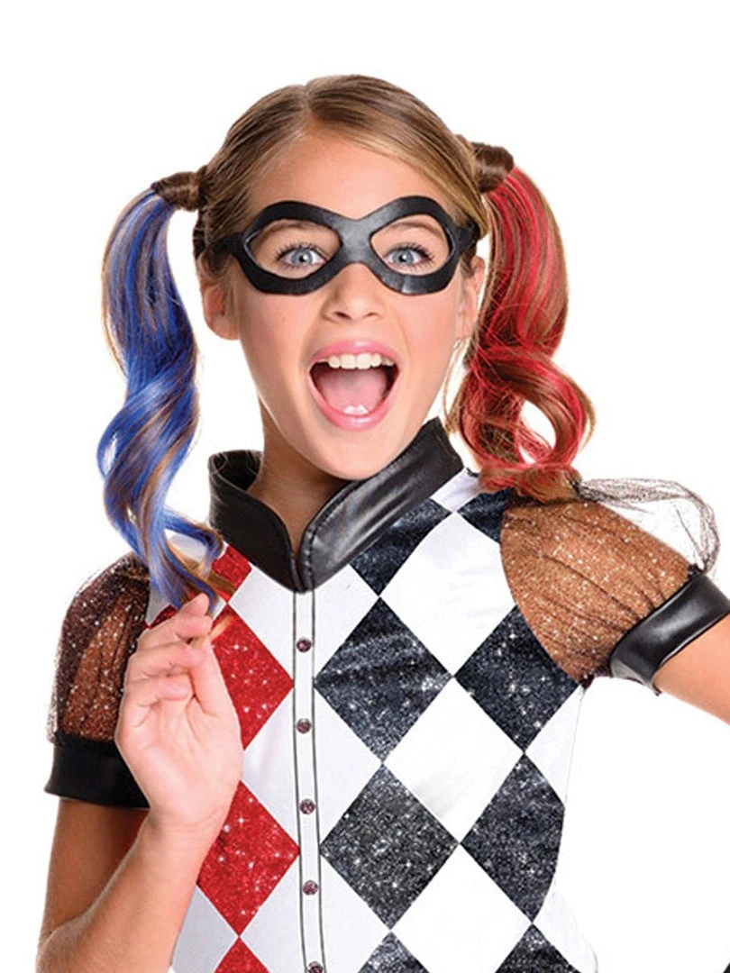 Rubie's Harley Quinn Deluxe Costume For Kids - Warner Bros DC Super Hero Girls 4 Rubie's Harley Quinn Deluxe Costume For Kids - Warner Bros DC Super Hero Girls