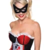 Rubie's Harley Quinn Eye Mask For Adults - Warner Bros DC Comics