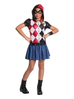 Rubie's Harley Quinn Hoodie Costume For Kids - Warner Bros DC Super Hero Girls