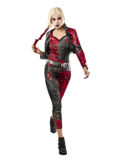 Rubie's Harley Quinn Jumpsuit Costume For Adults - Warner Bros Suicide Squad 2