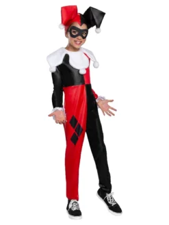 Rubie's Harley Quinn Jumpsuit Costume For Kids - Warner Broc DC Super Hero Girls