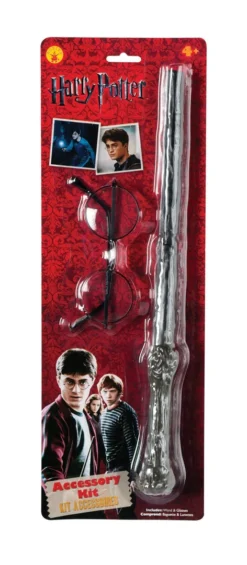 Rubie's Harry Potter Glasses & Wand Kit - Warner Bros Harry Potter Kids