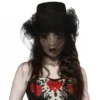 Rubie's Heart Of Darkness Top Hat With Veil Adults