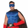 Forum Novelties Hero Muscle Chest Blue For Adults