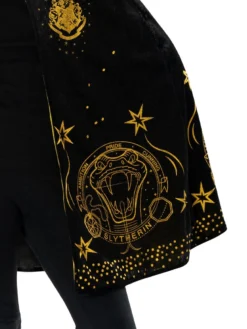 Rubie's Hogwarts Black & Gold Hooded Robe For Kids & Tweens - Warner Bros Harry Potter