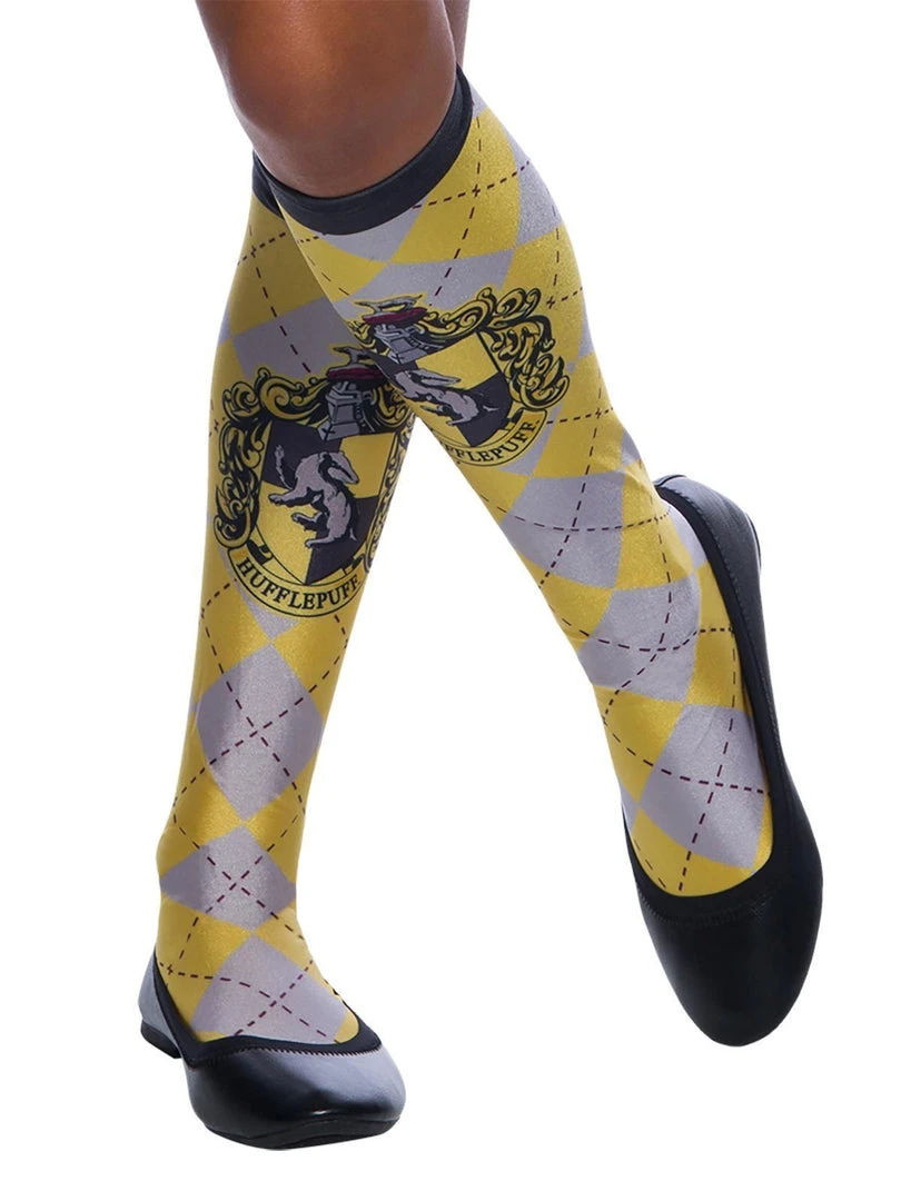 Rubie's Hufflepuff Costume Socks For Teens & Adults - Warner Bros Harry Potter 4 Rubie's Hufflepuff Costume Socks For Teens & Adults - Warner Bros Harry Potter