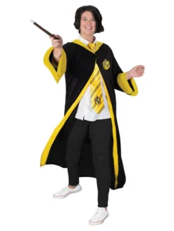 Rubie's Hufflepuff Deluxe Robe For Adults - Warner Bros Harry Potter