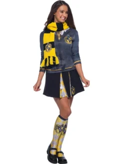 Rubie's Hufflepuff Deluxe Scarf For Kids - Warner Bros Harry Potter
