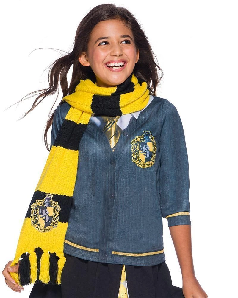 Rubie's Hufflepuff Deluxe Scarf For Kids - Warner Bros Harry Potter 3 Rubie's Hufflepuff Deluxe Scarf For Kids - Warner Bros Harry Potter