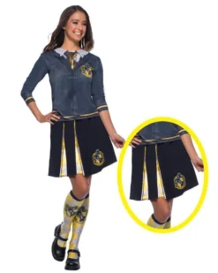 Rubie's Hufflepuff Skirt For Adults - Warner Bros Harry Potter
