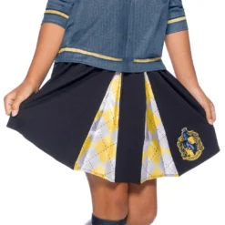 Rubie's Hufflepuff Skirt For Kids - Warner Bros Harry Potter