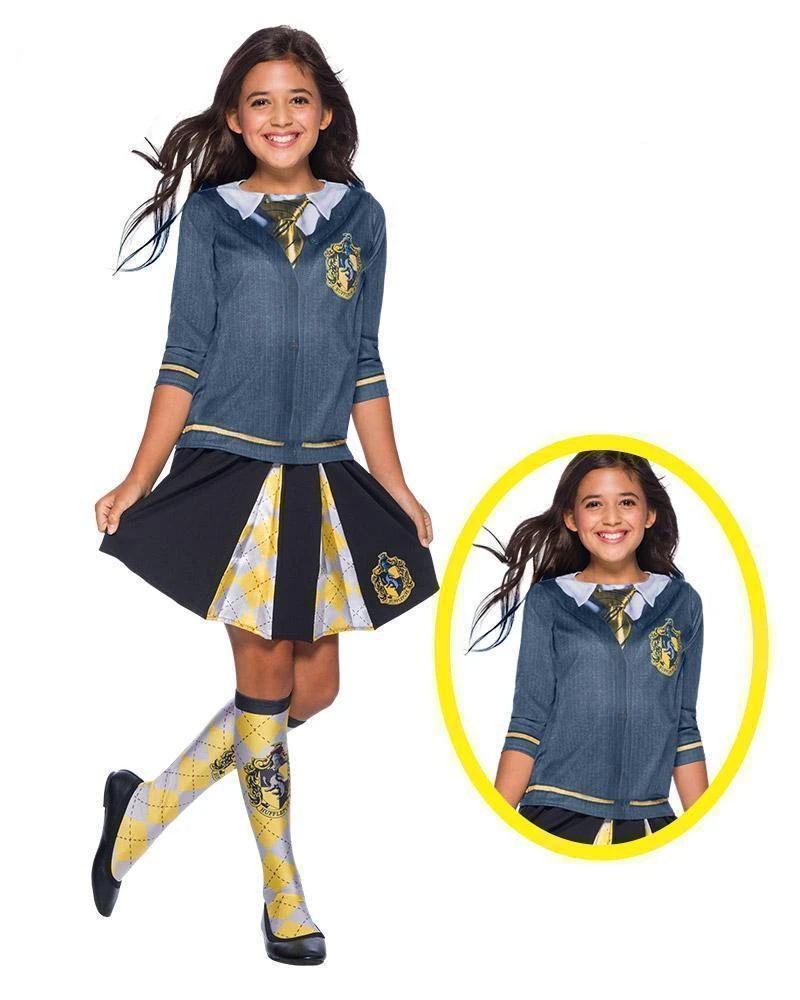 Rubie's Hufflepuff Top For Kids - Warner Bros Harry Potter 3 Rubie's Hufflepuff Top For Kids - Warner Bros Harry Potter