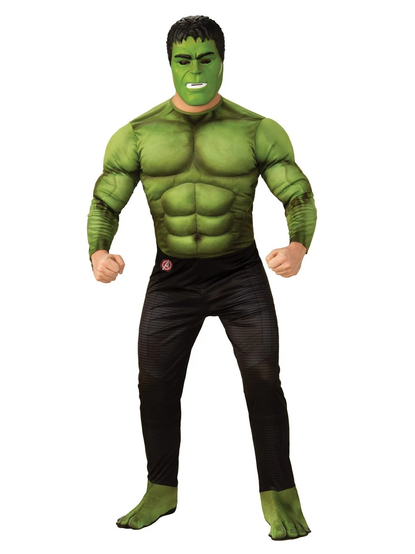 Rubie's Hulk Deluxe Costume For Adults - Marvel Avengers Endgame 3 Rubie's Hulk Deluxe Costume For Adults - Marvel Avengers Endgame