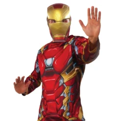 Rubie's Iron Man Costume Top & Mask Set For Adults - Marvel Avengers