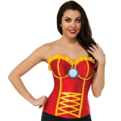 Rubie's Iron Rescue Ribboned Corset For Adults - Marvel Avengers