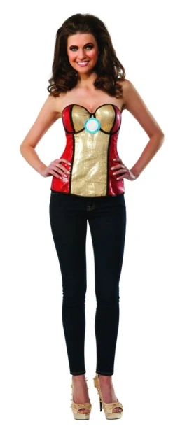 Rubie's Iron Rescue Sequined Corset For Adults - Marvel Avengers