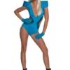 Rubie's Lady Gaga Poker Face Blue Swimsuit For Adults - Lady Gaga