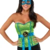 Rubie's Leonardo Sequin Corset For Adults - Nickelodeon Teenage Mutant Ninja Turtles