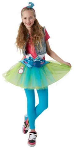Rubie's Mad Hatter Tutu Skirt & Headband Set For Teens - Disney Alice In Wonderland