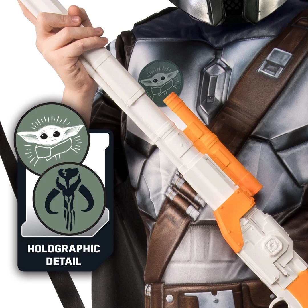 Rubie's Mandalorian Deluxe Costume For Kids & Tweens - Disney Star Wars 5 Rubie's Mandalorian Deluxe Costume For Kids & Tweens - Disney Star Wars