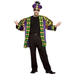 Rasta Imposta Mardi Gras King Costume For Adults