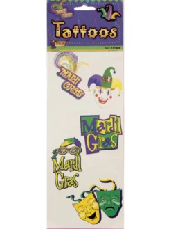 Forum Novelties Mardi Gras Tattoos
