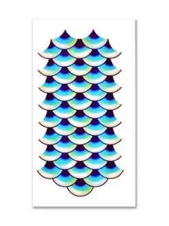 Rubie's Mermaid Scales Large Temporary Tattoo Kit Adults