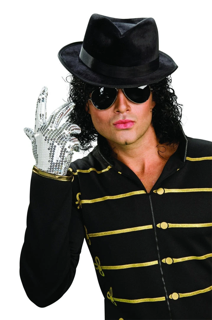 Rubie's Michael Jackson Fedora Hat For Adults - Michael Jackson 3 Rubie's Michael Jackson Fedora Hat For Adults - Michael Jackson
