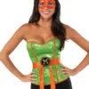 Rubie's Michelangelo Sequin Corset For Adults - Nickelodeon Teenage Mutant Ninja Turtles 1 Rubie's Michelangelo Sequin Corset For Adults - Nickelodeon Teenage Mutant Ninja Turtles